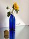 Champagne shaped Vase Blue